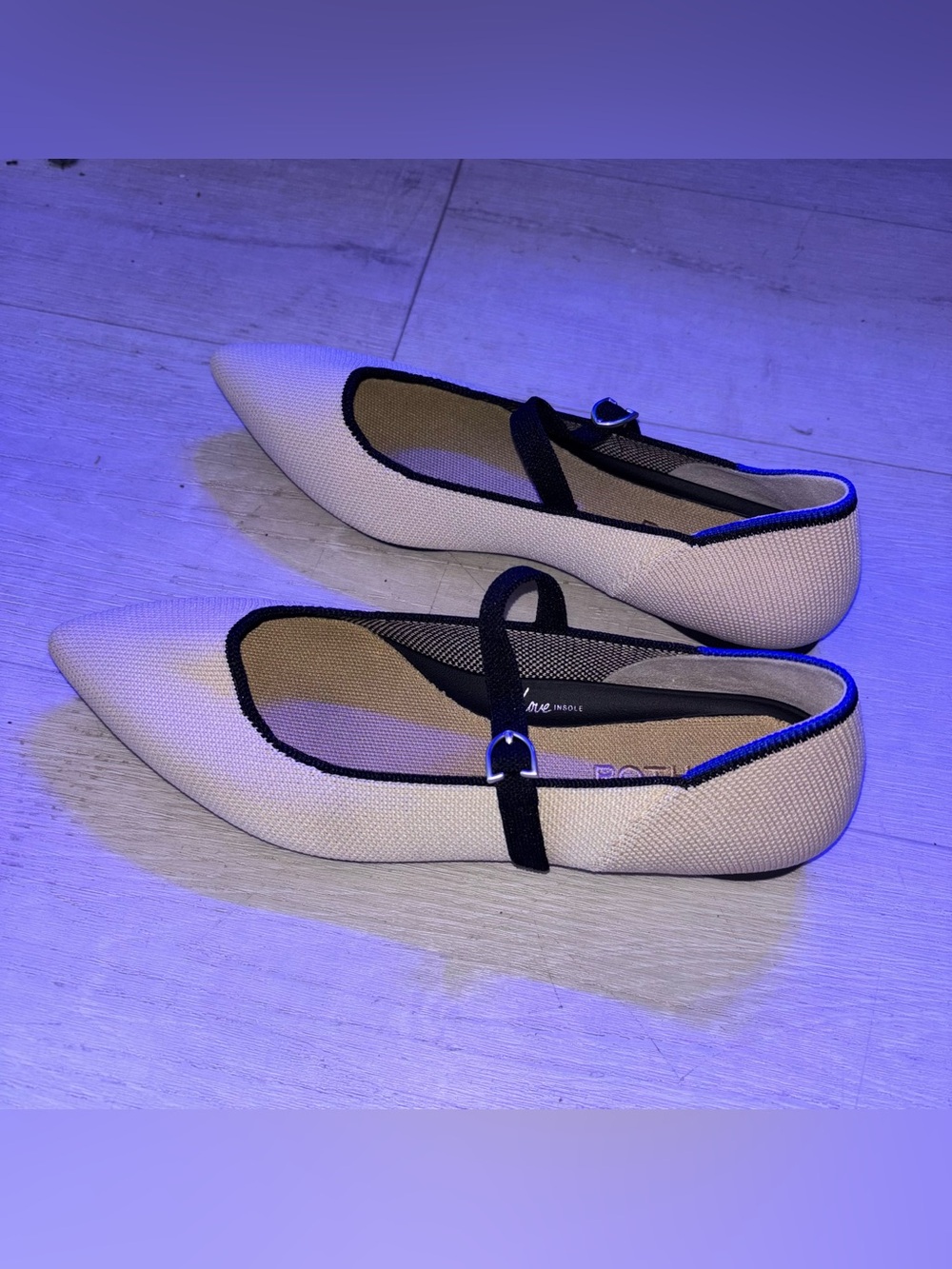 Rothy's Tan Mary Jane Flats 7.5 - Picture 2 of 7